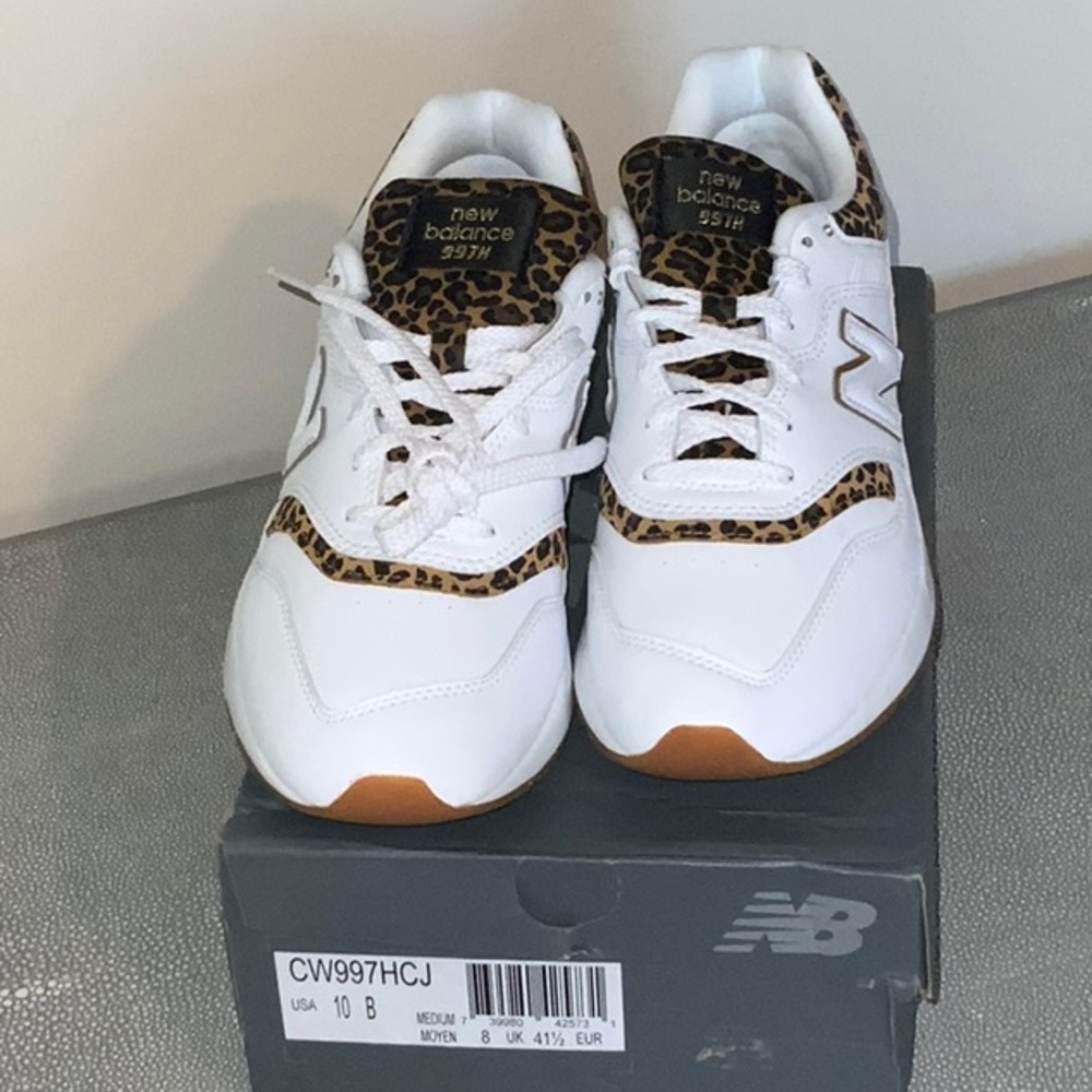 New Balance 997H White Leopard - Size 10 - NIB
